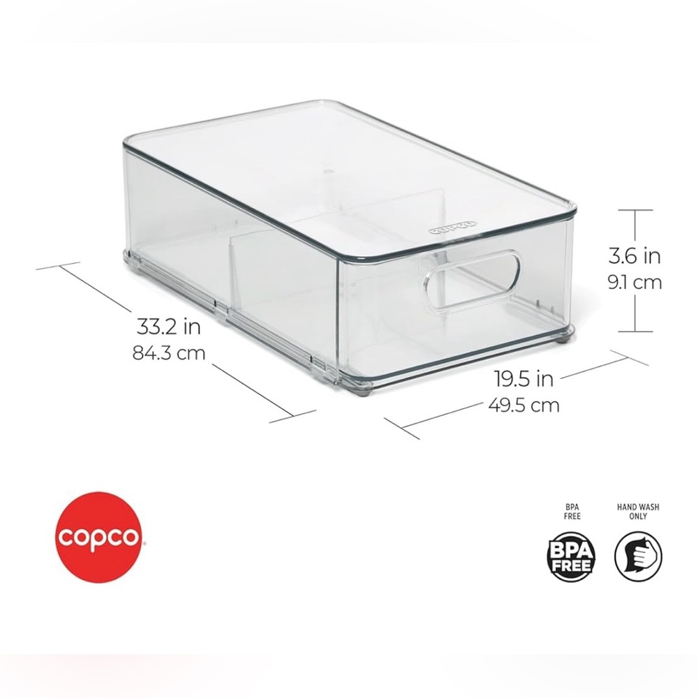 Clear Stackable Storage Bins - Picture 5 of 10